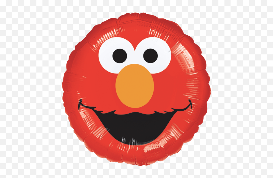 Elmo Smiles 18 Balloon - Elmo Balloons Png,Elmo Face Png