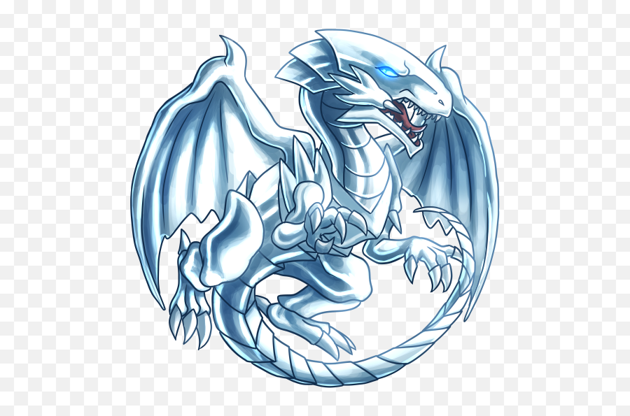 Blue Eyes White Dragon Png - Blue Eyes White Dragon Transparent,Blue Dragon Png