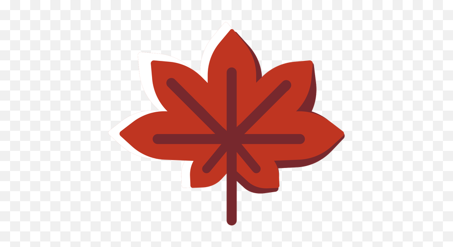 Flat Icon Canada Maple Leaf - Illustration Png,Maple Tree Png