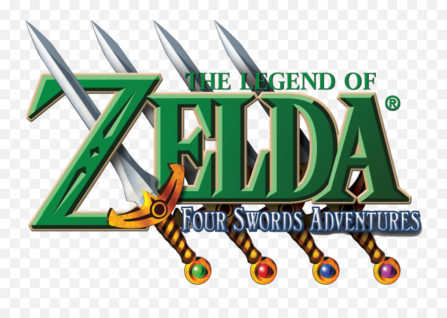 The Legend Of Zelda Logo Png Pic - Legend Of Zelda Four Swords Adventures Logo,Legend Of Zelda Png
