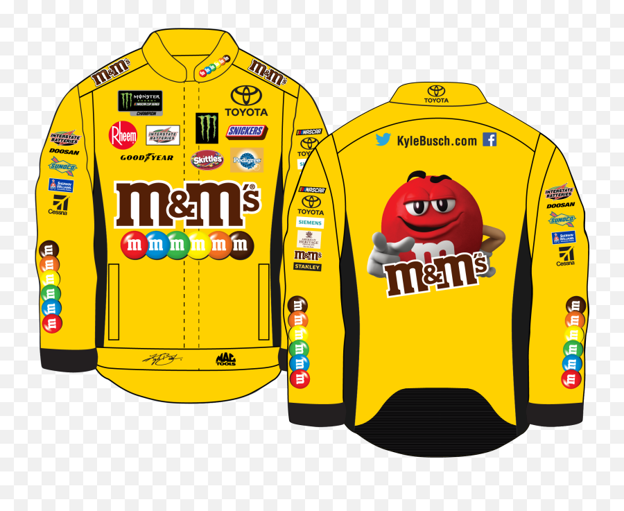 Kyle Busch 2019 Mu0026m Pit Jacket - Nascar Pit Crew Shirts Png,Interstate Batteries Logo