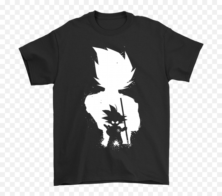 Download Son Goku Black And White Dragon Ball Shirts T Shirt - Dragon Ball Wallpaper Black Png,Black Tee Shirt Png