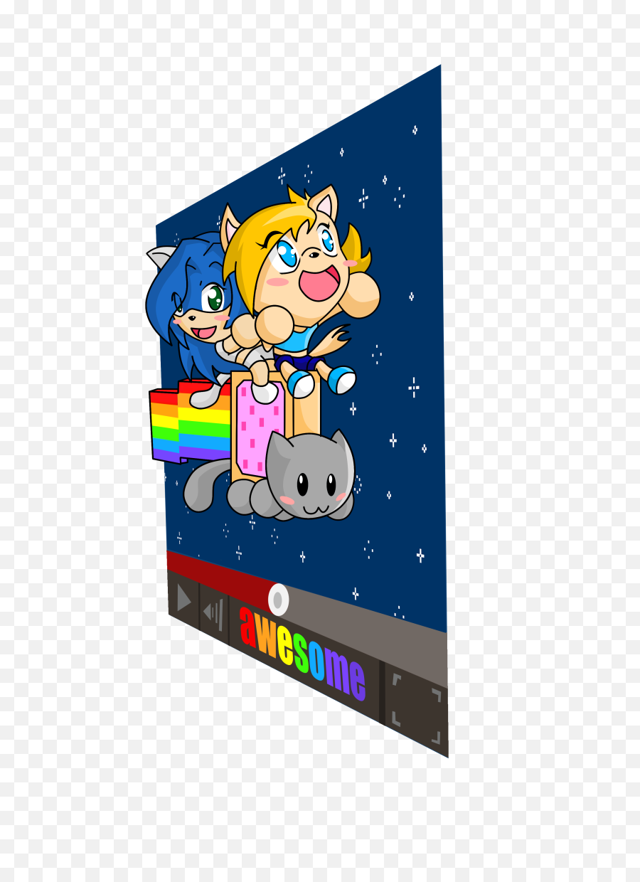 Download Cat Cartoon - Nyan Cat Full Size Png Image Pngkit Cartoon,Nyan Cat Transparent
