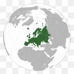Europe - Map In The Globe png