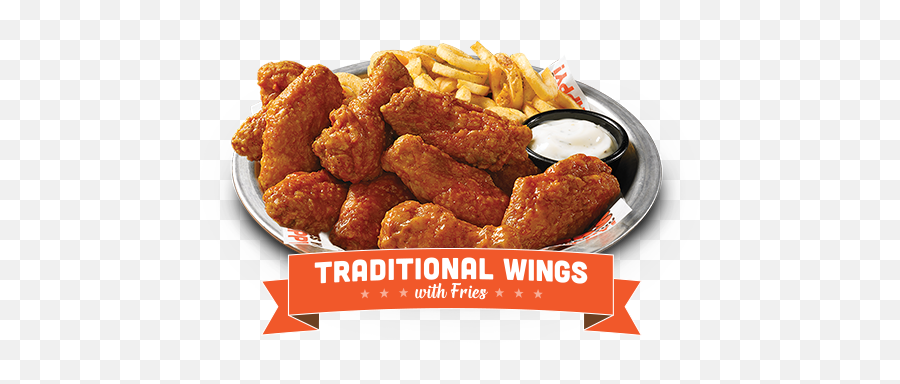Chicken Wings And Fries Transparent - Hooters Food Png,Chicken Wings Png