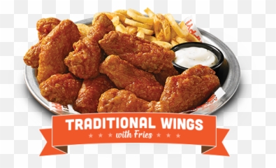 Chicken Wings And Fries Transparent - Hooters Food Png,Chicken Wings Png