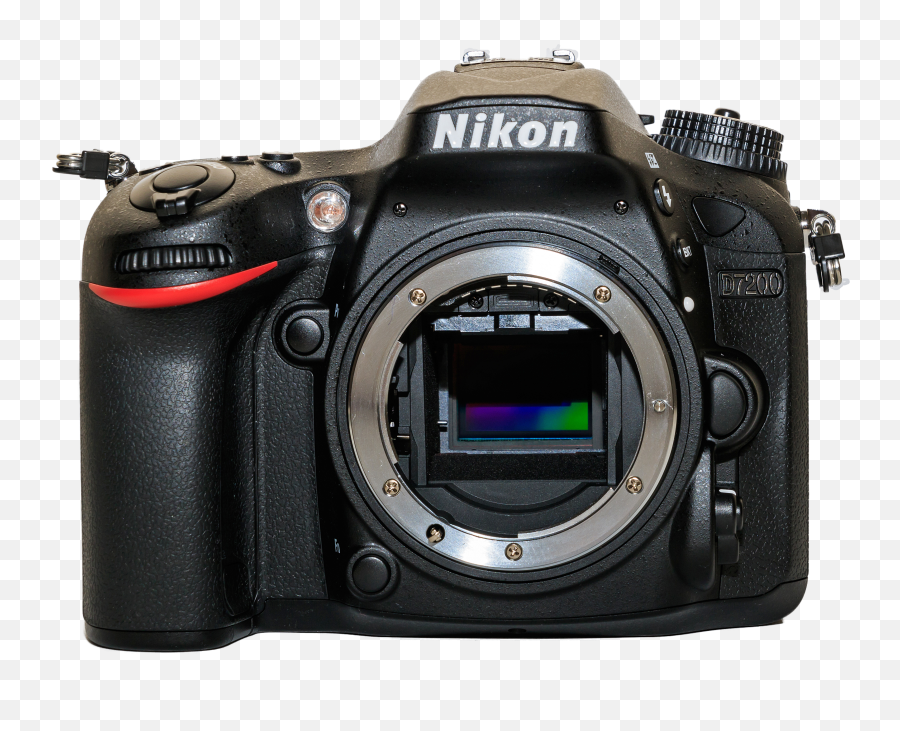 Nikon D7200 Body Front - Nikon D7200 Png,Camera Transparent Background