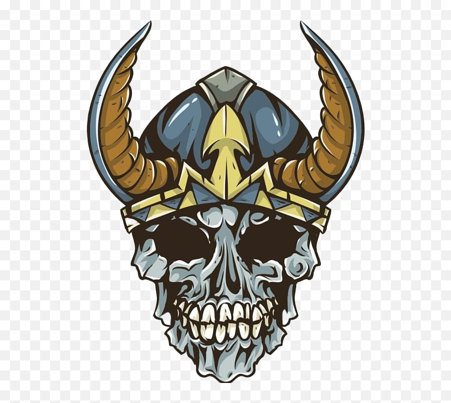 Viking Png Transparent Images - Skull Vector Element With Helmet,Viking Logo Png
