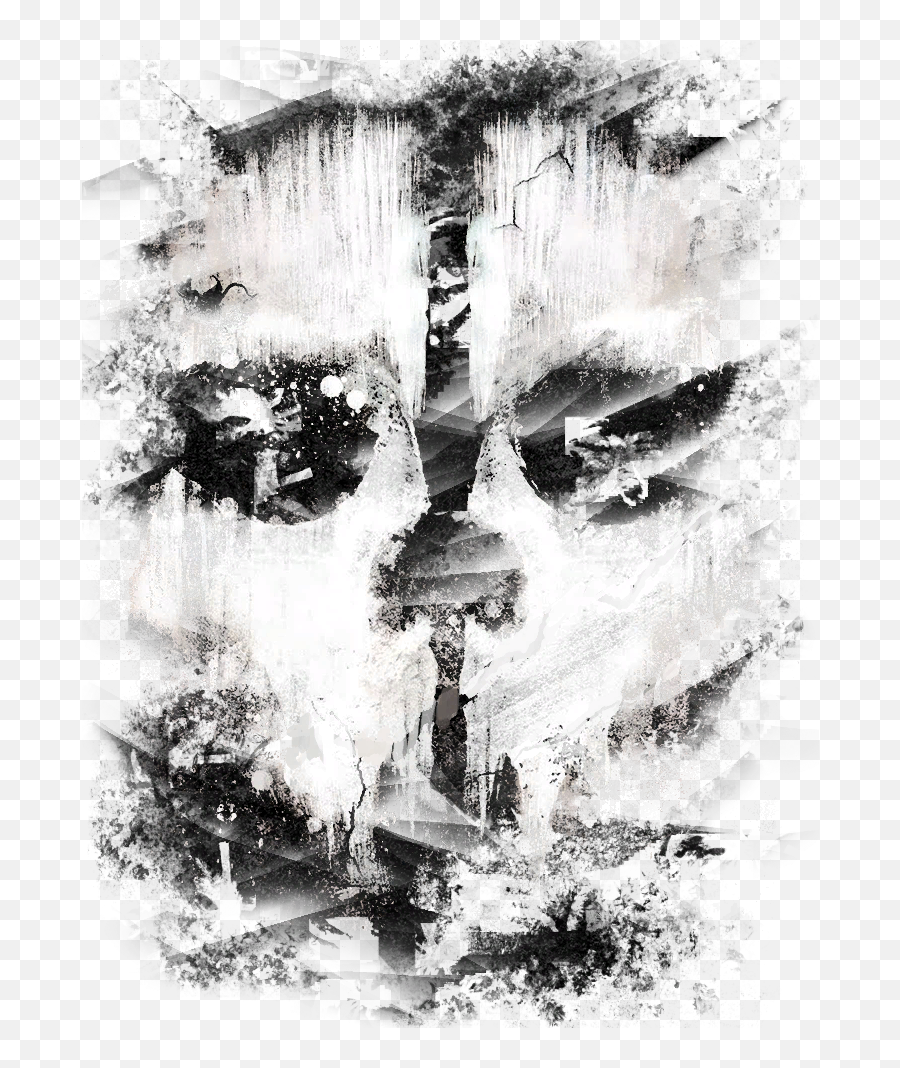 Ghostface Drawing Knife Transparent - Call Of Duty Ghosts Png,Ghost Face Png
