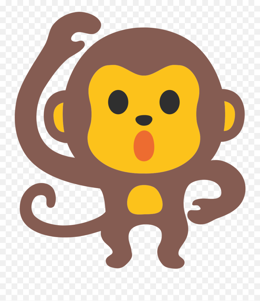Monkey Emoji Clipart - Iphone Chicken Emoji Android Png,Monkey Emoji Png