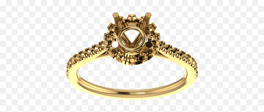 Engagement Ring Transparent Png Image - Engagement Ring,Halo Ring Png