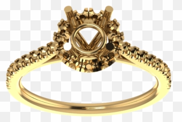 Engagement Ring Transparent Png Image - Engagement Ring,Halo Ring Png