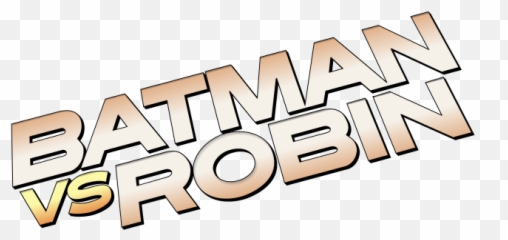 Batman Vs Robin Logo Transparent Png - Title