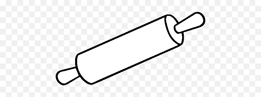 Download A Rolling Pin Coloring Page - White Rolling Pin Png,Rolling Pin Png