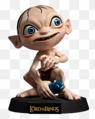 Gollum Mini Co - Gollum Lord Of The Rings Iron Studios Png,Gollum Png