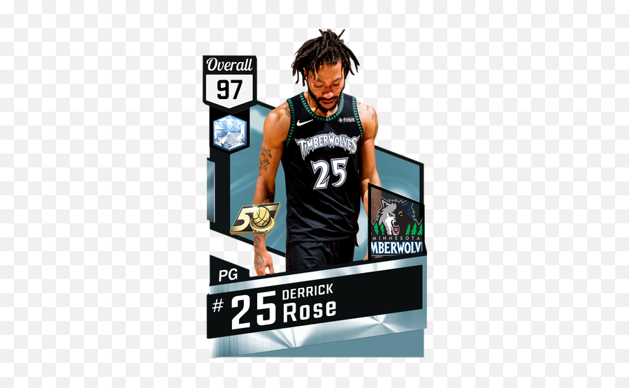 Derrick Rose - Nba 2k17 Custom Card 2kmtcentral Reggie Miller Nba 2k Png,Derrick Rose Png