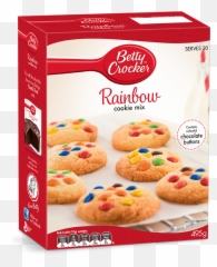 Rainbow Cookies - Betty Crocker Strawberry Cake Mix Png,Sugar Cookie Png