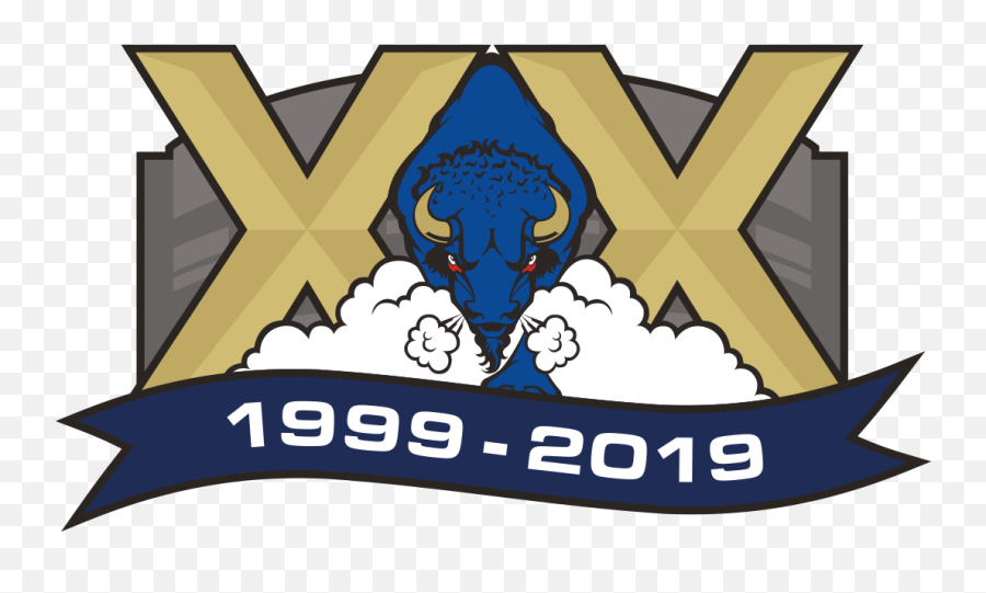 Stampede Unveil 20th Anniversary Logo - Oursports Central Sioux Falls Stampede Png,Anniversary Logo