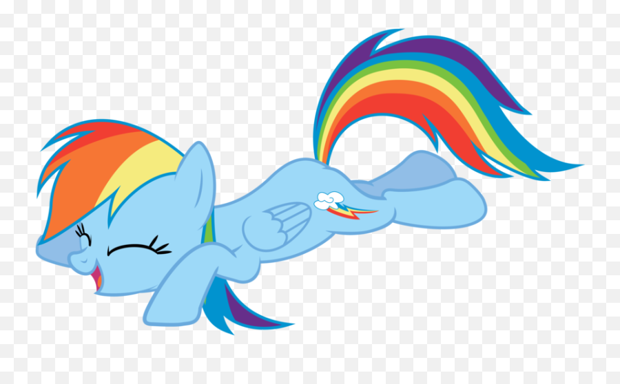Floor Vector Cartoon Transparent - My Little Pony Rainbow Dash Png,Rainbow Dash Transparent