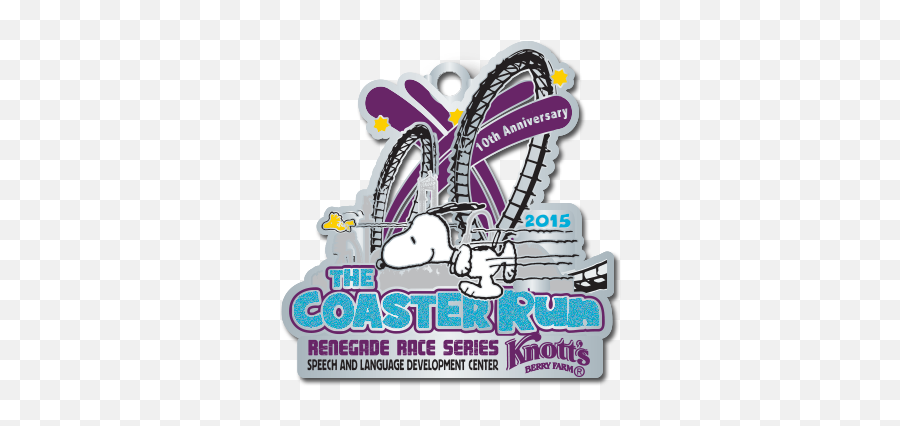 Coaster Run 10k - Clip Art Png,Knott's Berry Farm Logo