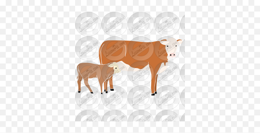 Cows Stencil For Classroom Therapy Use - Great Cows Clipart Calf Png,Cows Png