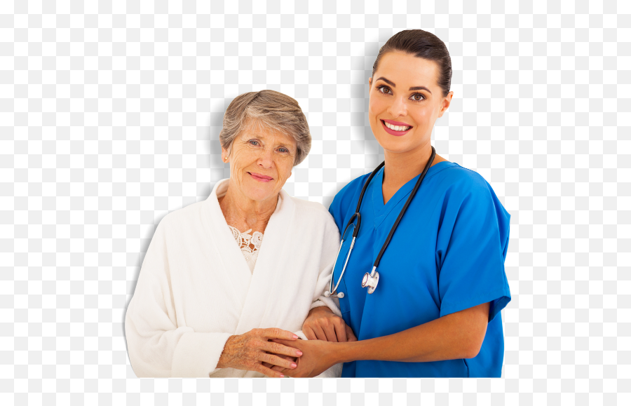 Home Care Service Health Nursing - Nurse And Elderly Png,Nursing Png
