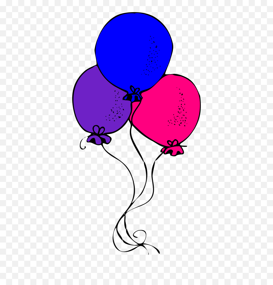 Free Purple Balloons Png Download - Balloon Border Clipart Free,Purple Balloons Png
