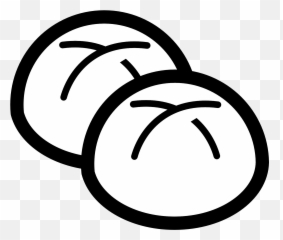 Pitr Bakery Buns Black White - Black And White Bun Clipart Bun Clip Art Png,Bun Png
