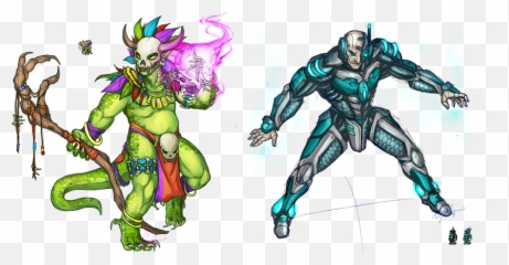 Download Img - Terraria Real Life Npcs Full Size Png Terraria Witch Doctor Fanart,Npc Png