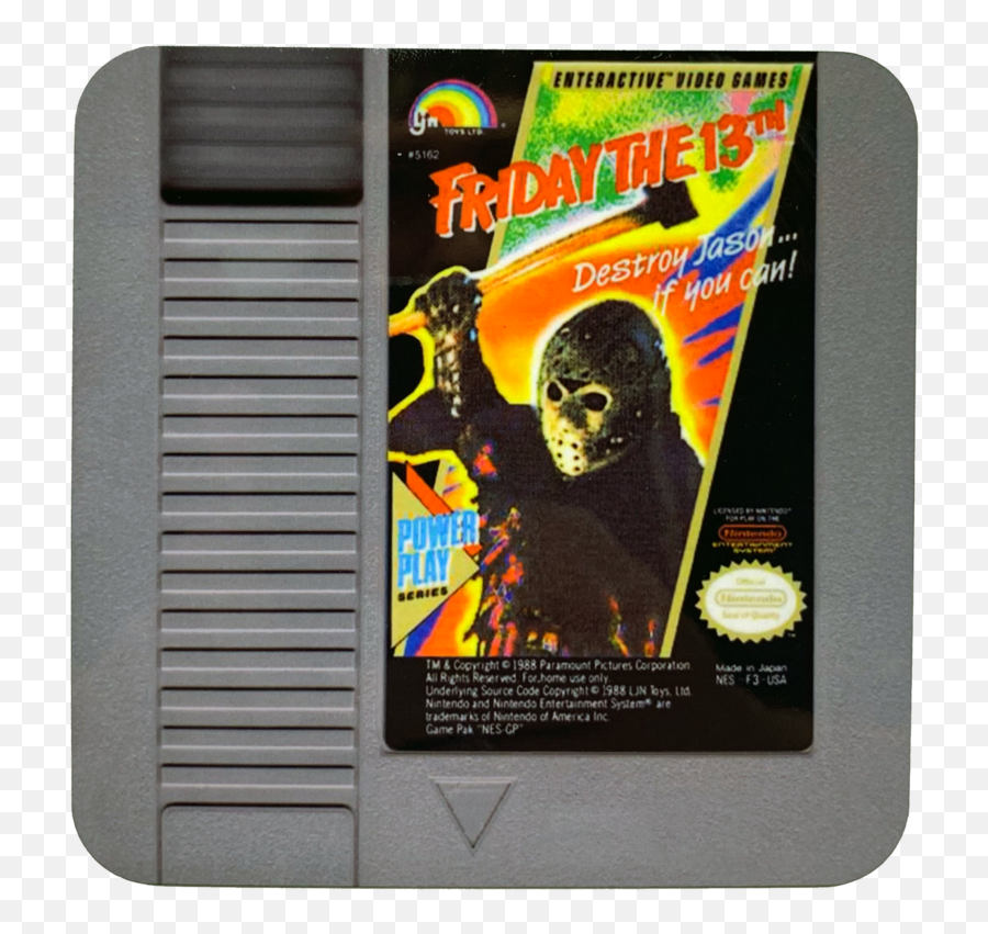 Friday The 13th Nes Drink Coaster U2013 Unmasked - Friday The 13th Video Game Png,Friday The 13th Game Png