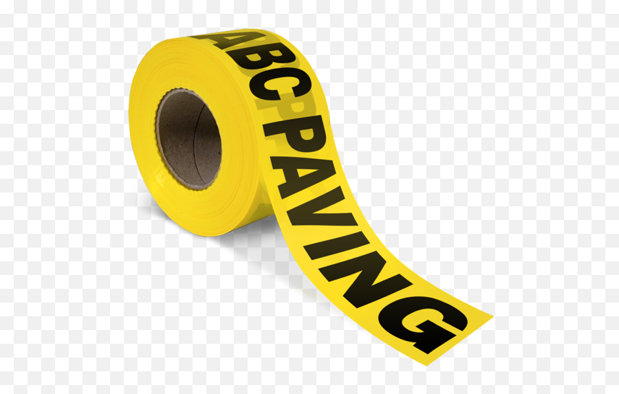 Custom Barricade Tape - Long Runs By The Case Solid Png,Caution Tape Png