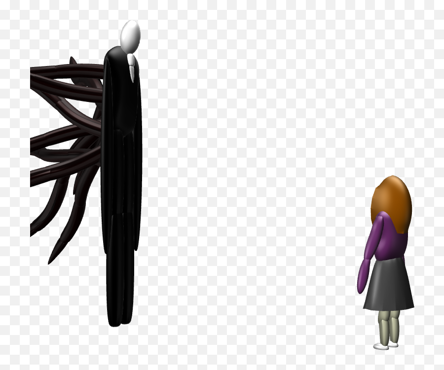 Download Slenderman - Cartoon Full Size Png Image Pngkit Cartoon,Slender Man Transparent