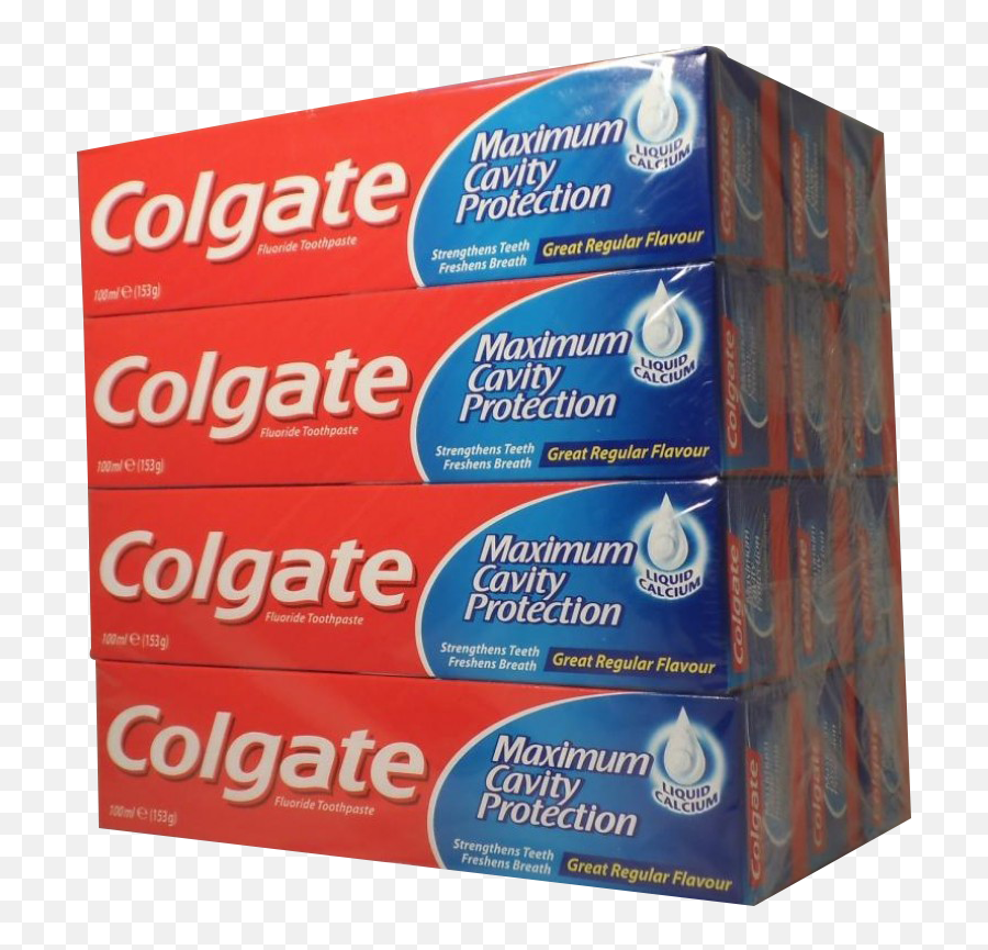 Colgate Toothpaste 12 X 100g - Colgate Png,Colgate Png