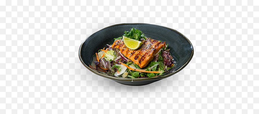 Download Marinated Salmon Salad - Spinach Salad Png Image Salmon Salad No Background,Salmon Transparent