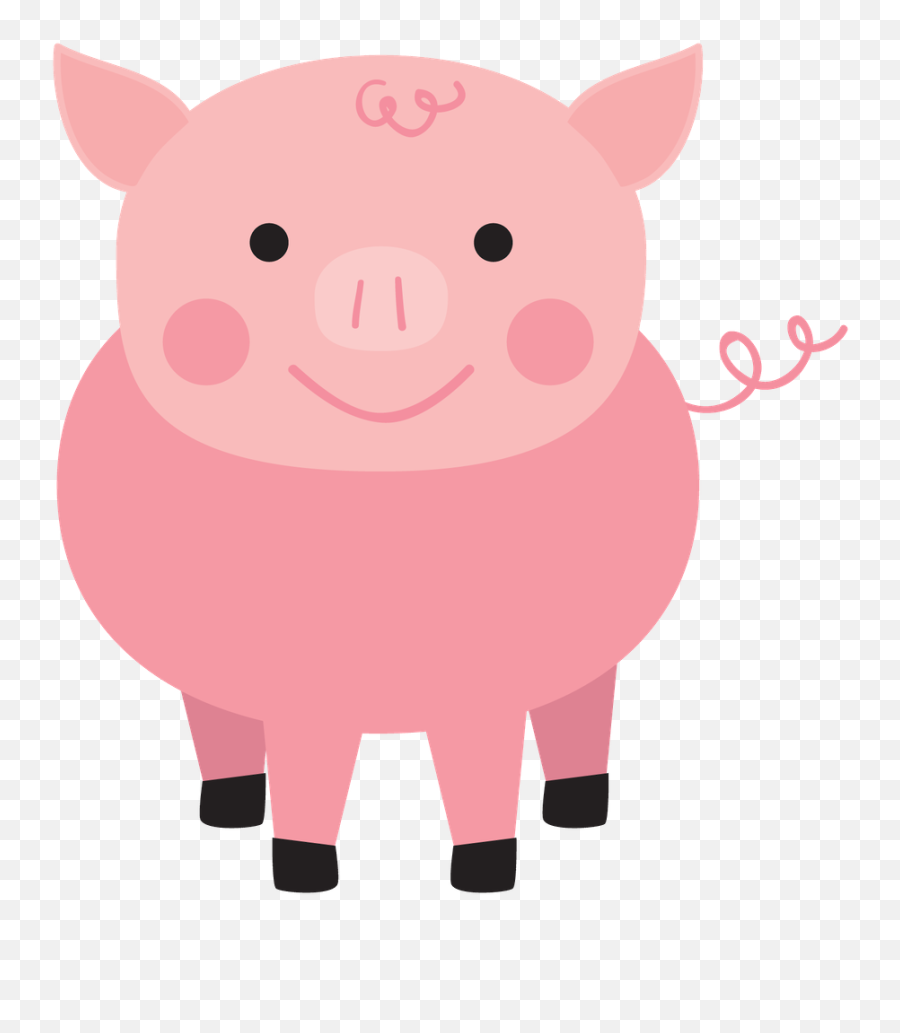 Minus Pig Flying Illustration Clip Art - Porco Porquinho Porco Fazendinha Png,Pig Emoji Png