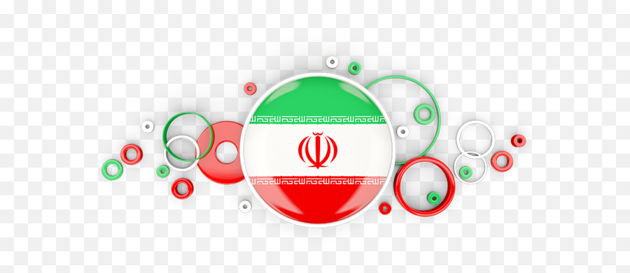 Circle Background Illustration Of Flag Iran - Transparent Malaysia Flag Png,Iran Flag Png