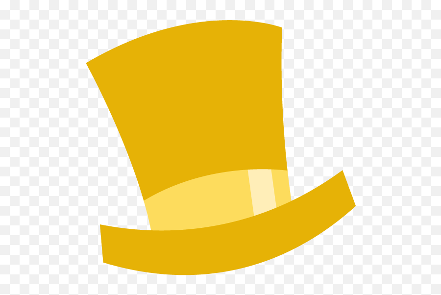 Gold Tophat - Gold Top Hat Png,Top Hat Logo
