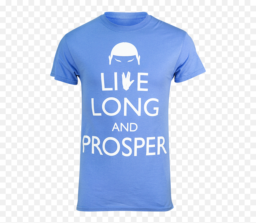 Star Trek Running Shirt Spock Live Long - Short Sleeve Png,Spock Png