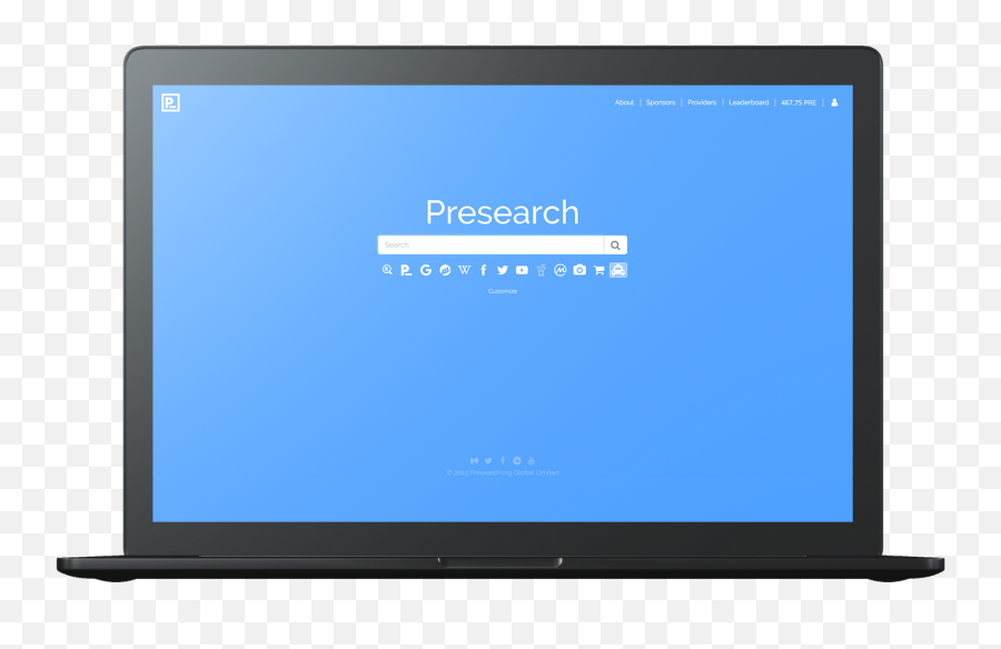 Presearch - Homepageblackmacbookpng Leedstech Lcd Display,Macbook Png
