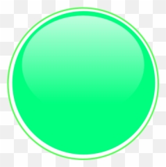 Button Clipart Lime Green - Glossy Color Icon Dot png