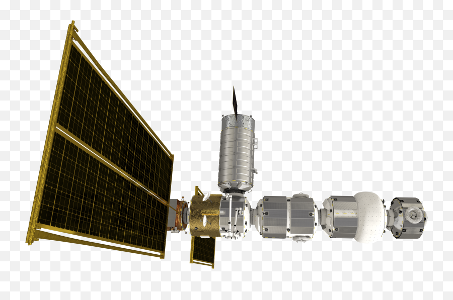 Esa - Gateway Seen From Solar Array U2013 Transparent Background Png,Building Transparent Background