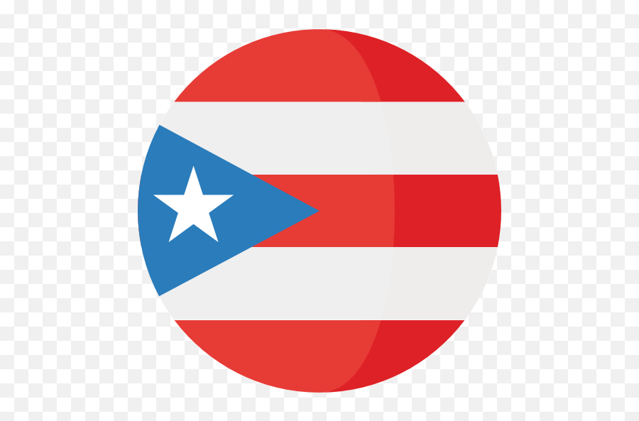 Puerto Rico - Free Flags Icons Embankment Tube Station Png,Red Circle Png Transparent