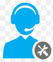 Adaptable Lifecycle Management Services - Technical Support Icon Blue png