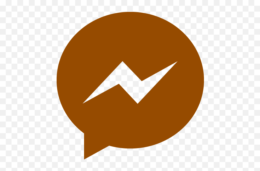Brown Messenger Icon - Free Brown Social Icons Icon Of Messenger Png,Google Messenger Icon