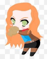 Anime Base Png - Chibi Amelia Amy Pond Cartoon 5032206 Anime,Pond Png