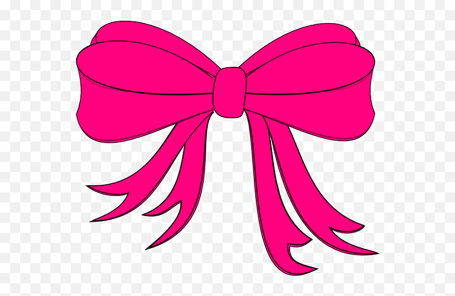 Pink Bow - Clipart Best Yellow Ribbon Cartoon Png,Pink Bow Icon
