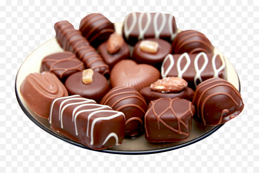 Chocolates In A Plate Png Image - Png Image Of Chocolate,Plate Png