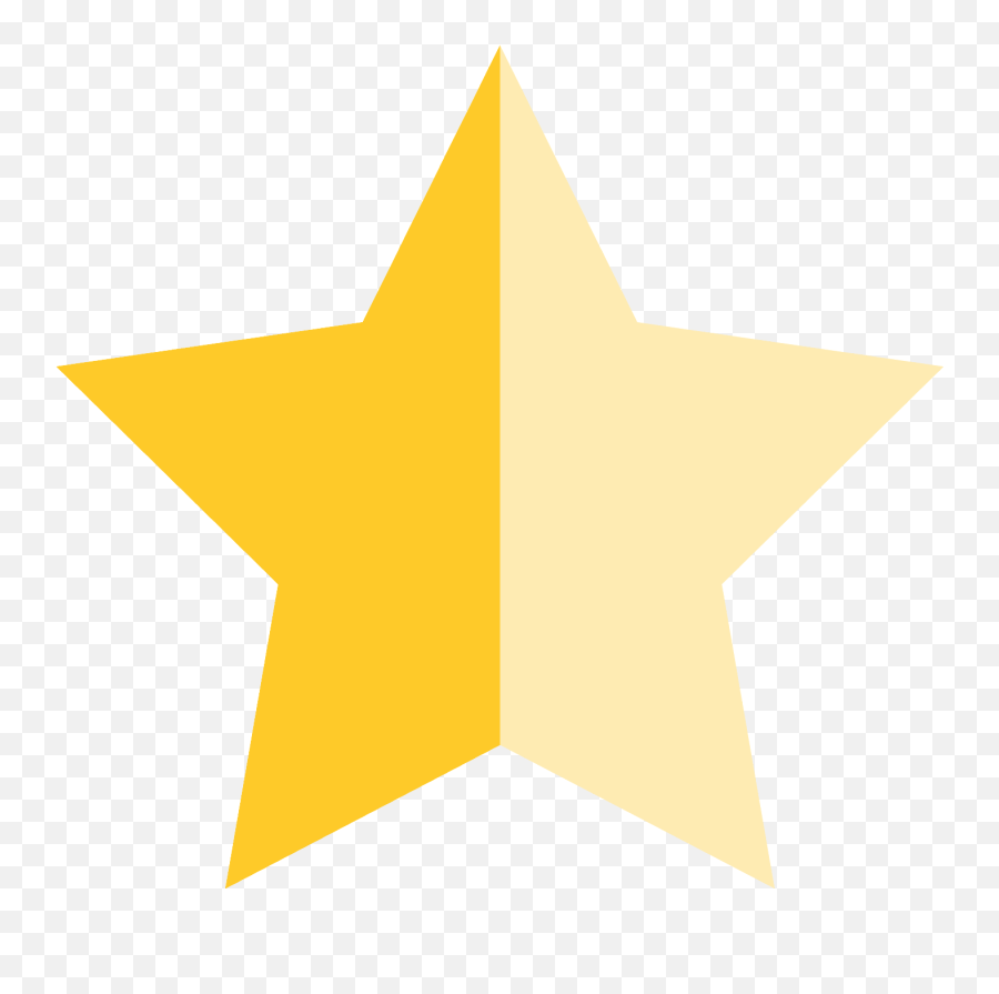 Download Star Half Empty Icon - Full Size Png Image Pngkit Yellow Star,Blank Icon