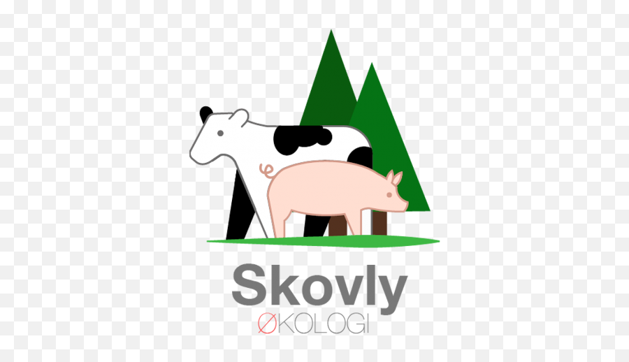 Logo Design Skovly Økologi U2013 Nanna Skytte - Google Sketchup Png,Cow Logo