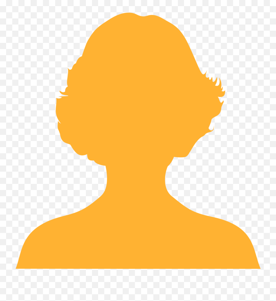 Filelight Orange - Replace This Image Femalesvg Headshot Female Silhouette Png,Wood Facebook Icon